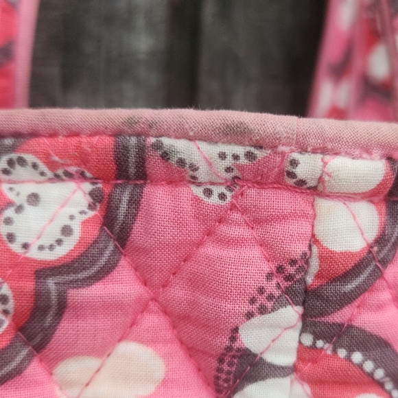 Vera Bradley Floral Pink Tote Bag - Picture 7 of 9